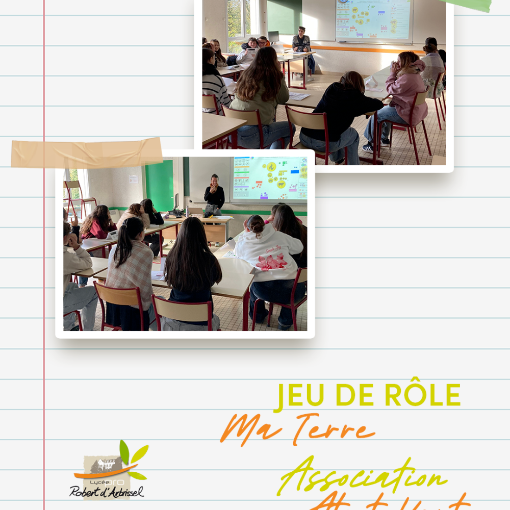 Jeu de rôle Ma Terre et Association Atout Vent