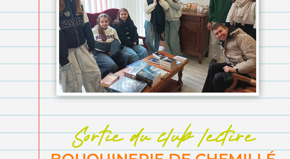 Sortie du club lecture à la bouquinerie de Chemillé