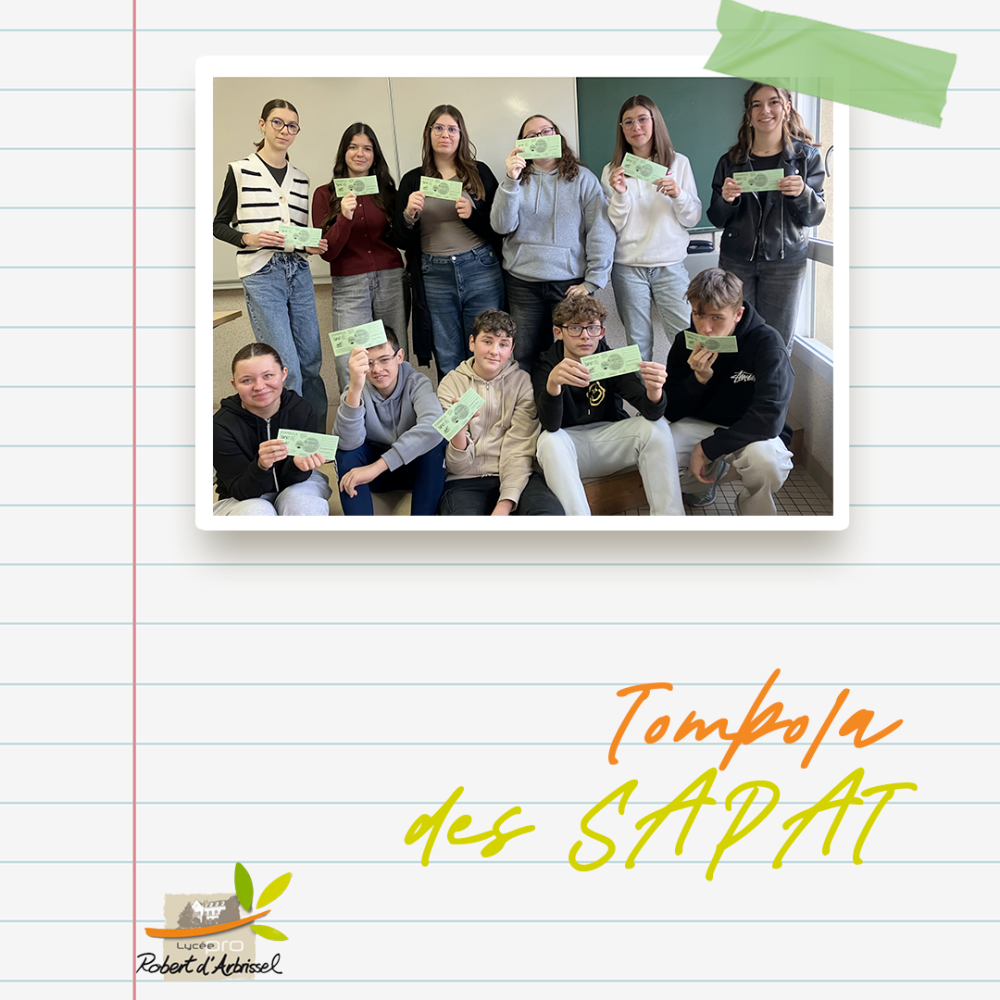Tombola de la filière SAPAT