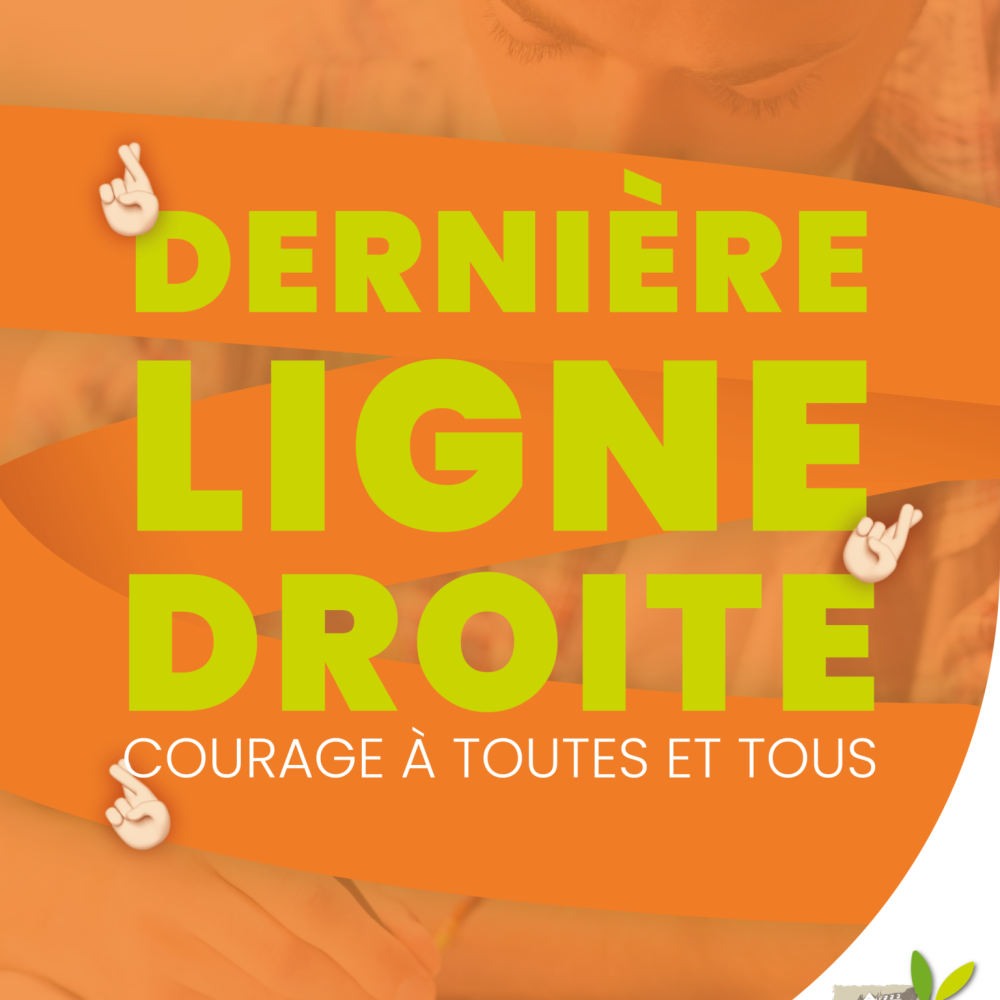 Dernière ligne droite !